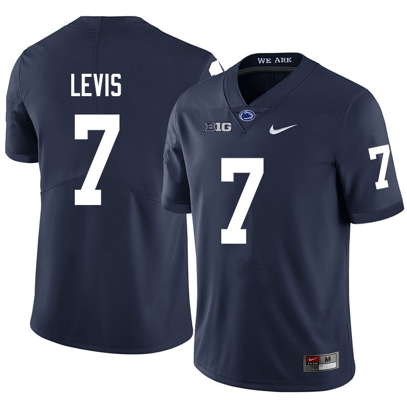 NCAA Nike Men's Penn State Nittany Lions Will Levis #7 College Football Authentic Navy Stitched Jersey PSZ3898XF